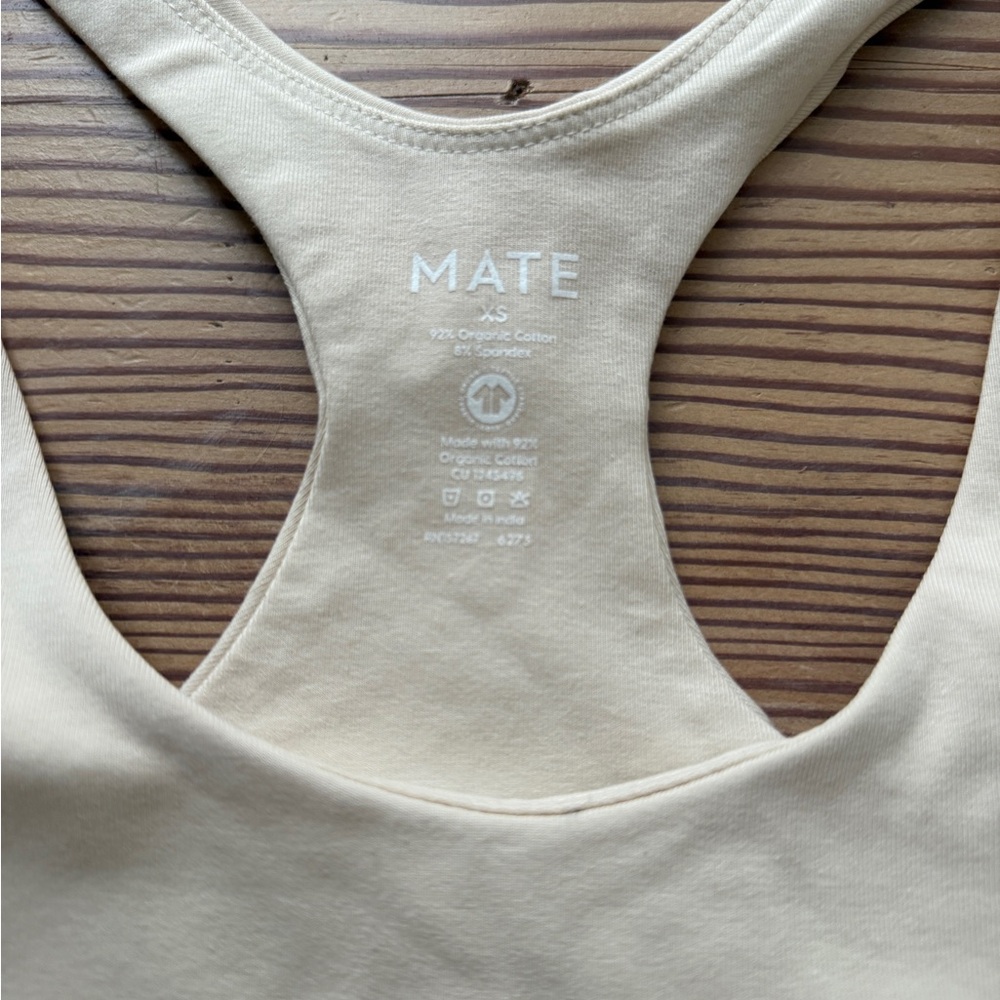 Organic cotton racerback tank Mate The Label - Picture 2 of 5